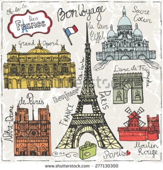 paris-landmark-lettering-set-vintage-hand-drawn-doodle-sketchy-french-words-good-travel-hello-notre-277130300